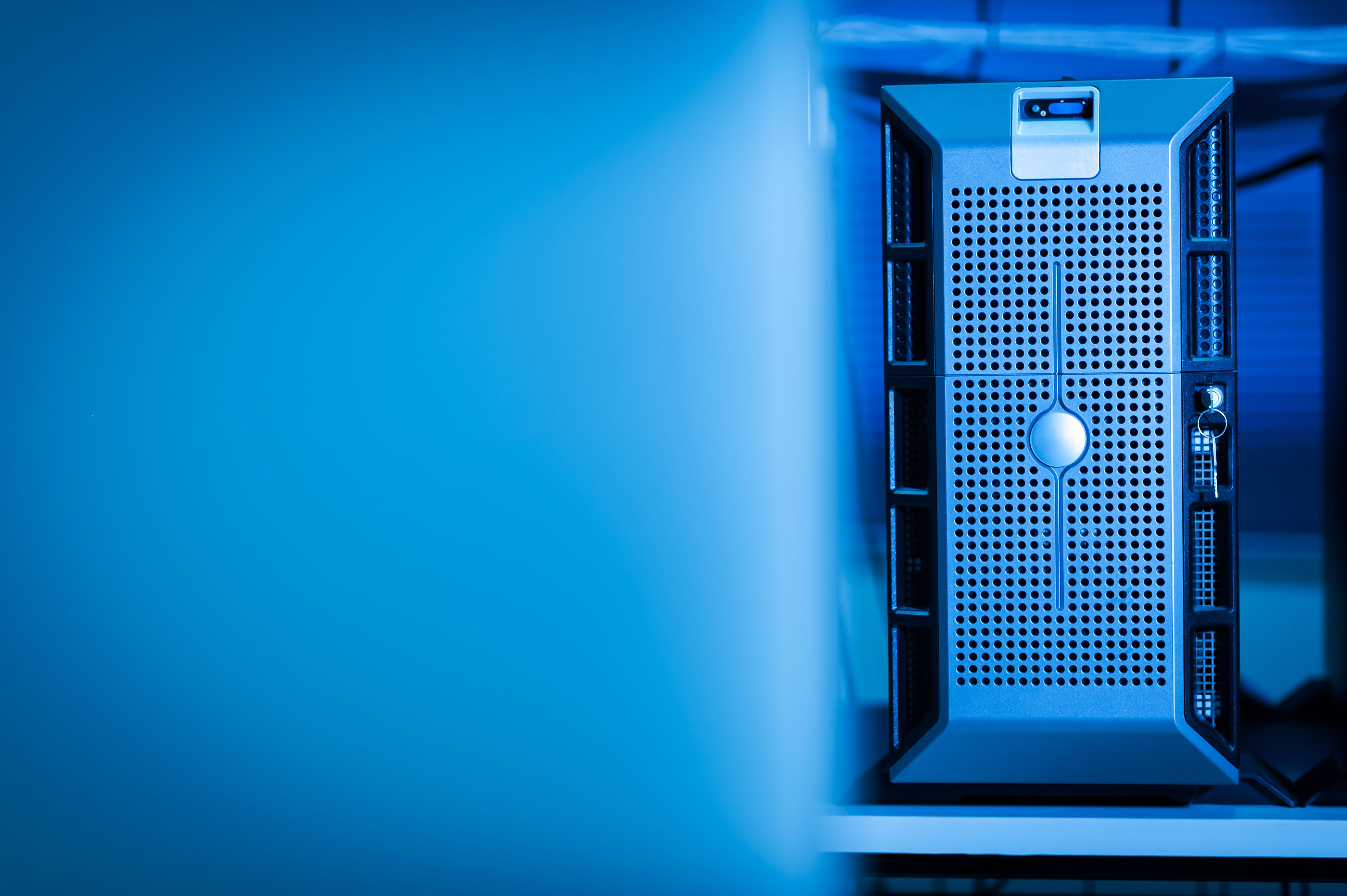 IT hardware servers in a modern data center